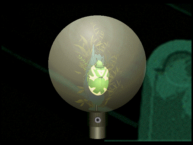 Putlestory (Windows 3.x) screenshot: That's quite a lamp...