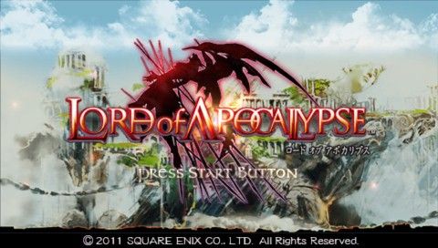 Lord of Apocalypse (PSP) screenshot: Title Screen
