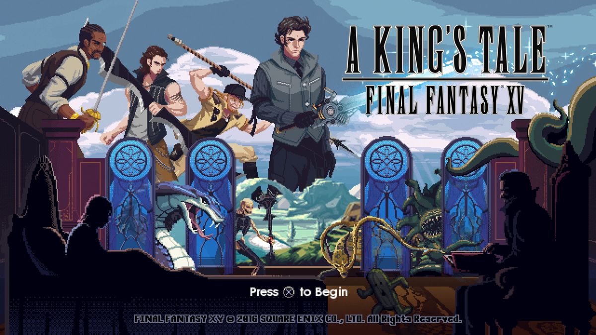 A King's Tale: Final Fantasy XV (PlayStation 4) screenshot: Title screen