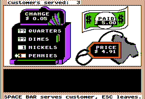 Screenshot of Math Shop (Apple II, 1986) - MobyGames