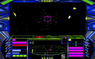 Elite (Amiga) screenshot: The Viper is no more