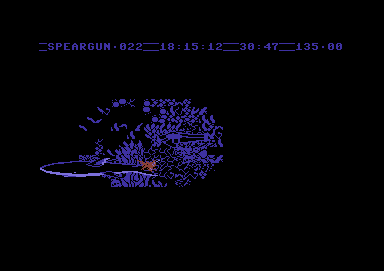 Navy Seal (Commodore 64) screenshot: It's a shark