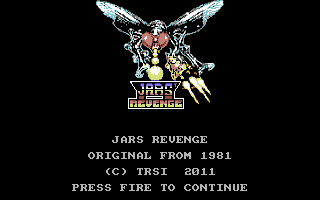 Jars' Revenge (Commodore 64) screenshot: Title Screen