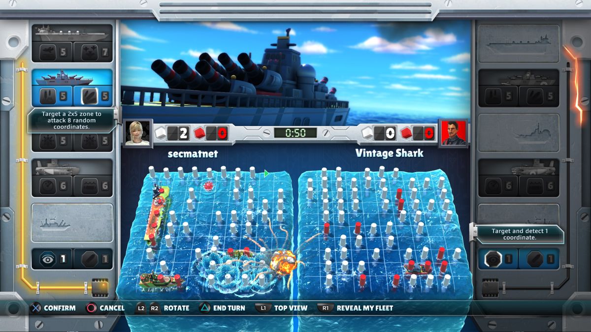 Battleship (PlayStation 4) screenshot: The situation is getting grim on mission 01