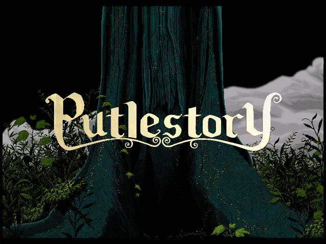 Putlestory (Windows 3.x) screenshot: Title screen