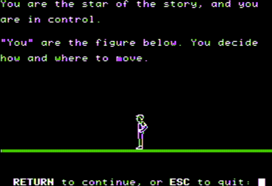 The Dark Tower (Apple II) screenshot: Introduction