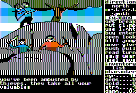 Screenshot of Destiny (Apple II, 1985) - MobyGames