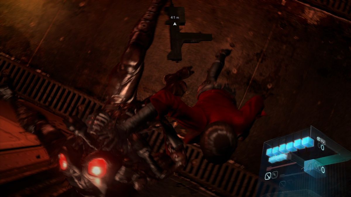 Resident Evil 6 (PlayStation 3) screenshot: Stealth takedown