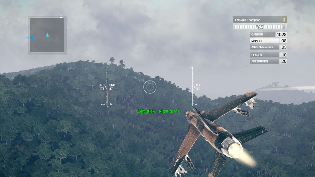 Air Conflicts: Vietnam - Ultimate Edition (PlayStation 4) screenshot: Plane checkup.