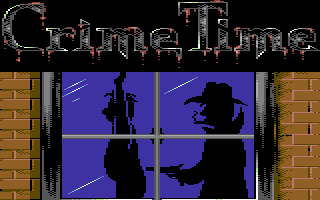 Crime Time (Commodore 64) screenshot: Title screen