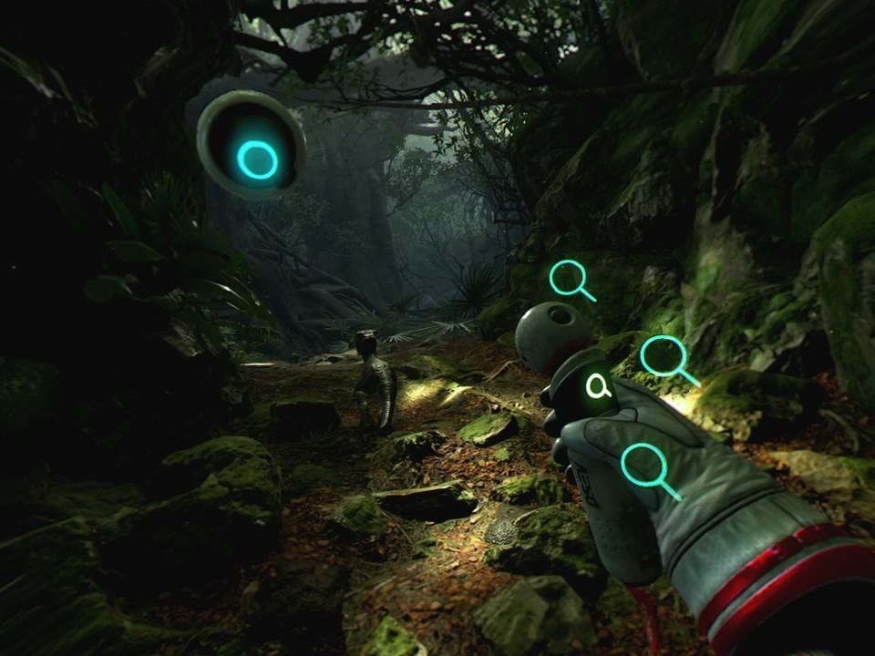 Robinson: The Journey (PlayStation 4) screenshot: Entering the jungle