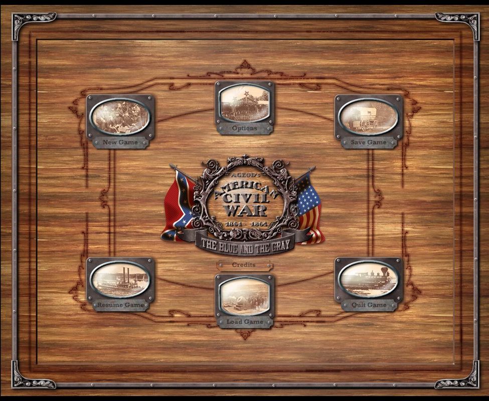 AGEOD's American Civil War (Windows) screenshot: main screen