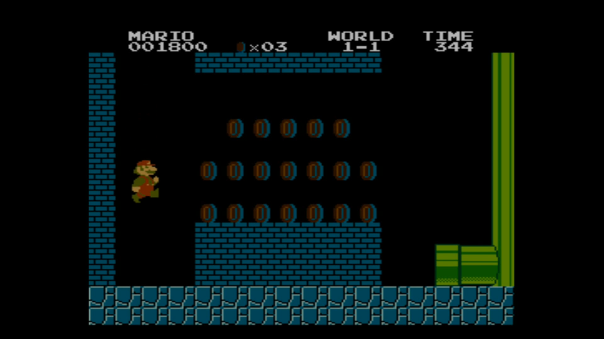 Screenshot of Super Mario Bros. (Wii U, 1985) MobyGames