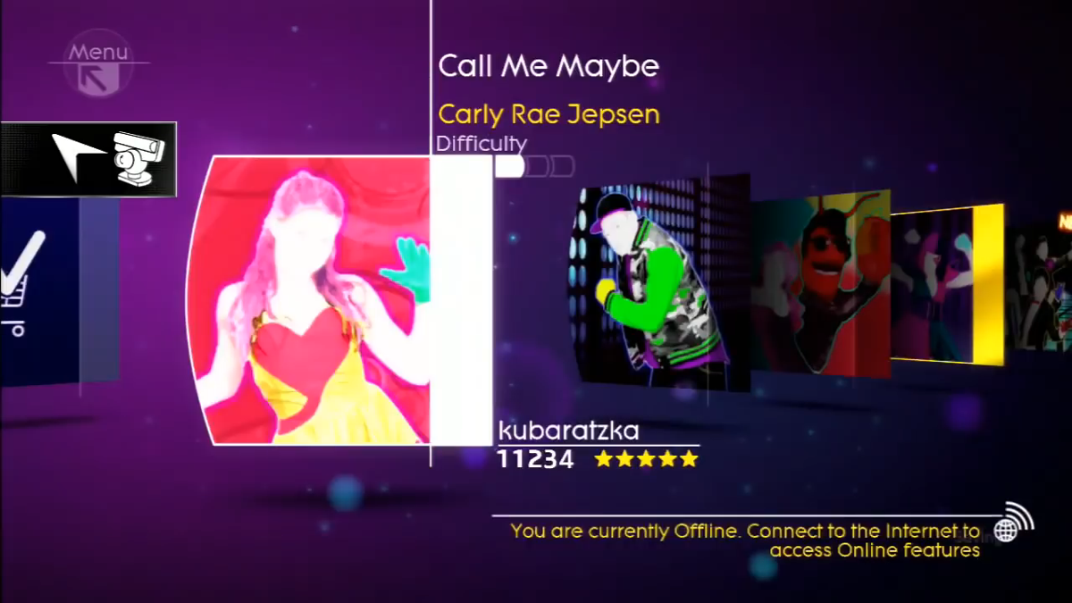 Just Dance 4 (PlayStation 3) screenshot: Song Menu