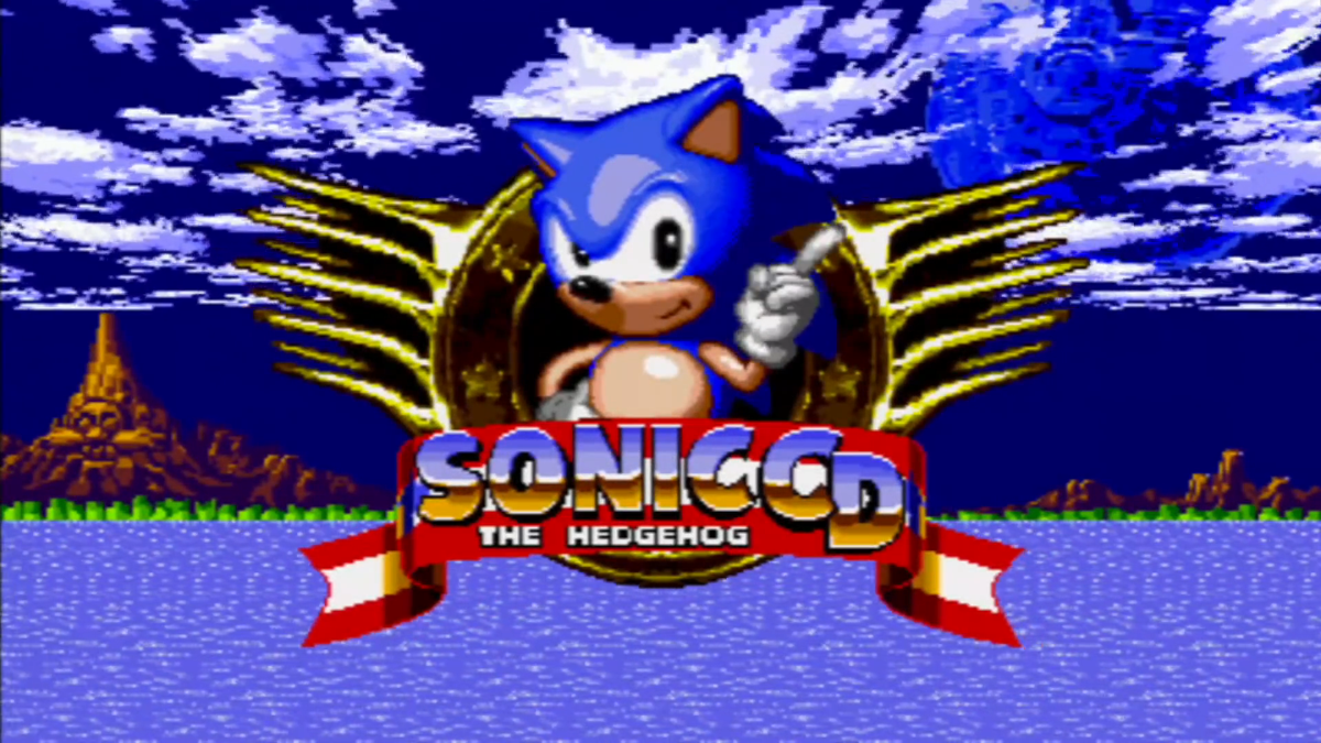 Sonic CD (PlayStation 3) screenshot: Title Screen