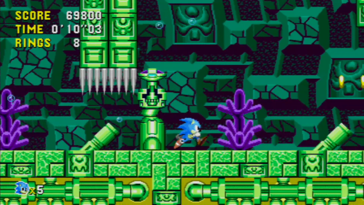Sonic CD (PlayStation 3) screenshot: Tidal Tempest zone