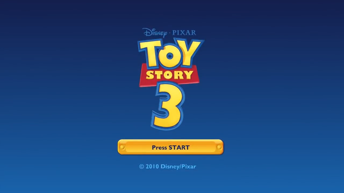 Disney•Pixar Toy Story 3 (Xbox 360) screenshot: Title Screen