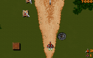Raiden (DOS) screenshot: Tanks appears