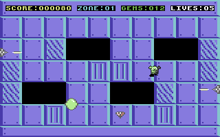 Screenshot of Grid Zone (Commodore 64, 2004) - MobyGames