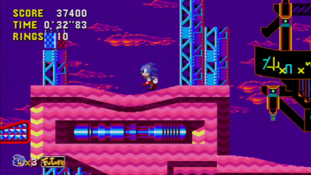 Screenshot of Sonic CD (PlayStation 3, 2011) - MobyGames