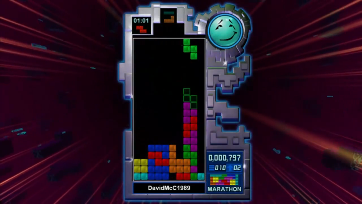Tetris Evolution (Xbox 360) screenshot: Gameplay 1