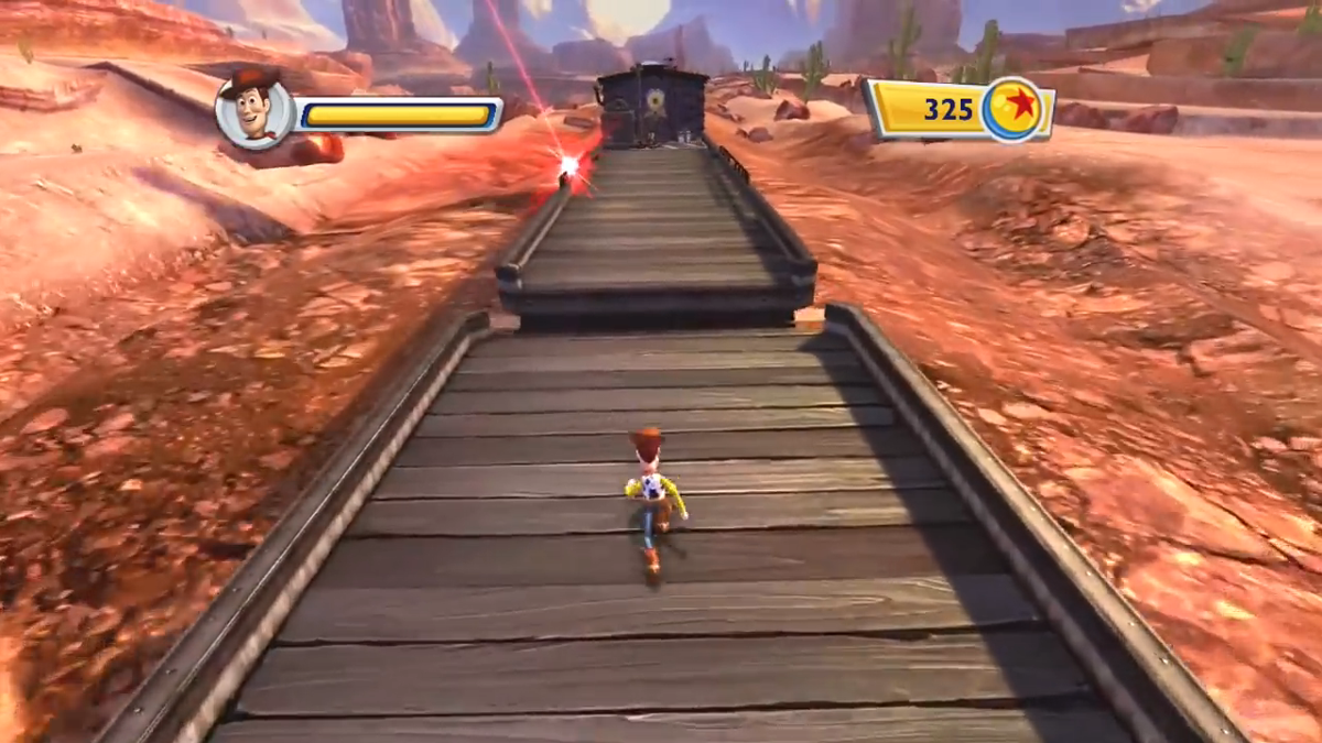 Disney•Pixar Toy Story 3 (Xbox 360) screenshot: The Train