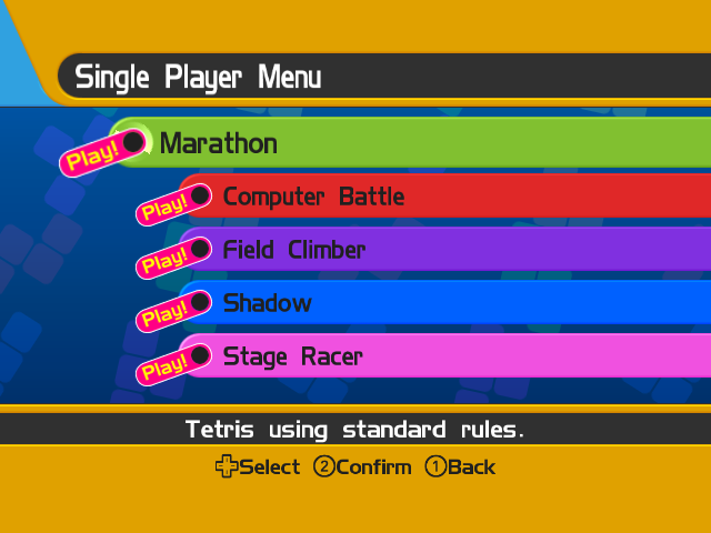 Screenshot of Tetris Party (Wii, 2008) - MobyGames