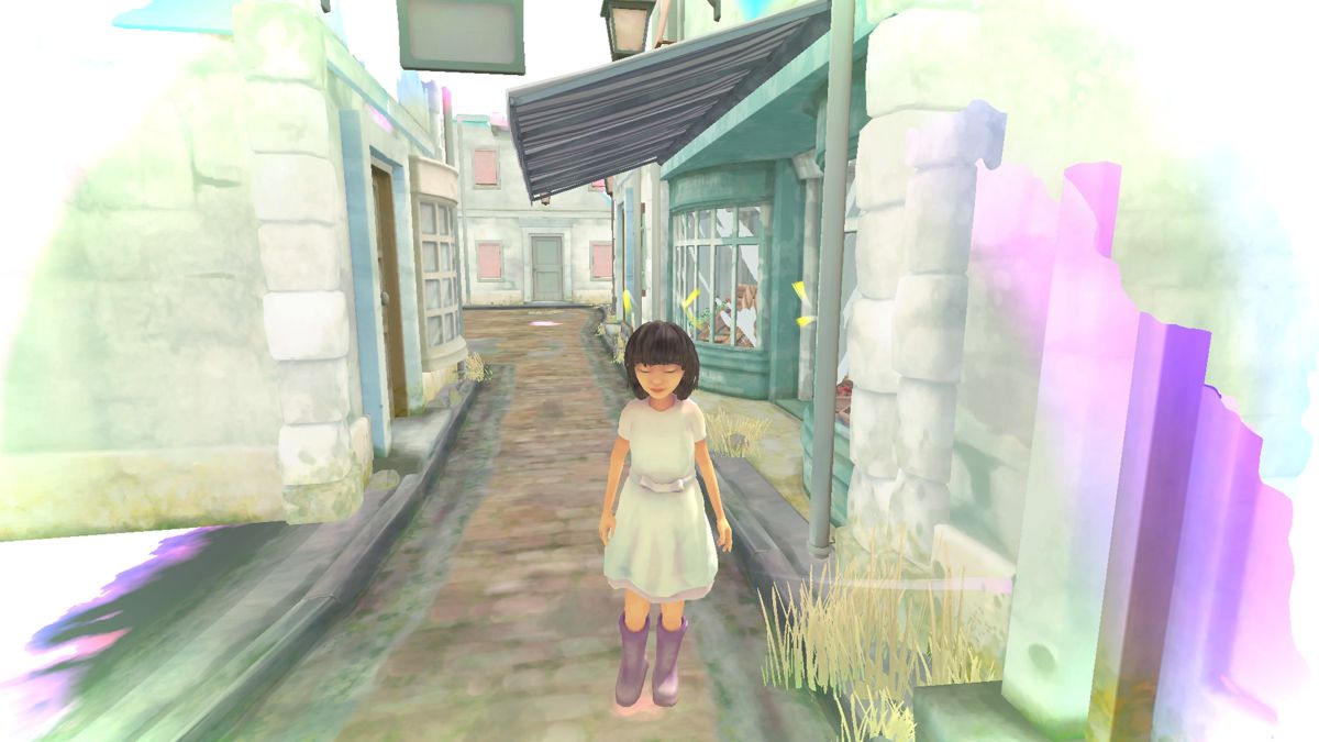 Beyond Eyes (PlayStation 4) screenshot: Narrow town streets