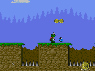 Superfrog (DOS) screenshot: Small enemy