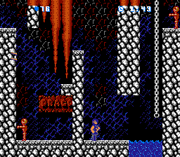 Bats & Terry (NES) screenshot: Meeting some Mummies in the Darkness Cave