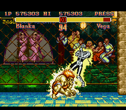 Screenshot of Super Street Fighter II (SNES, 1993) - MobyGames