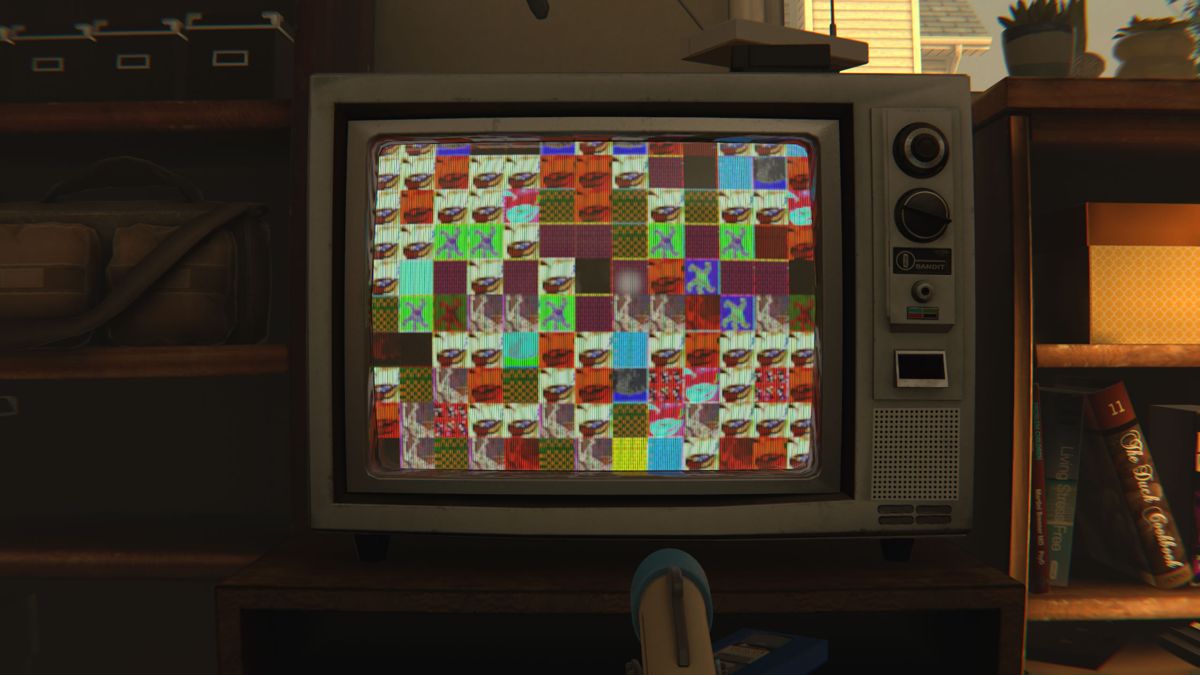 Duck Season PC (Windows) screenshot: One of the cartridges throws errors on the screen and the console eventually spits it out.