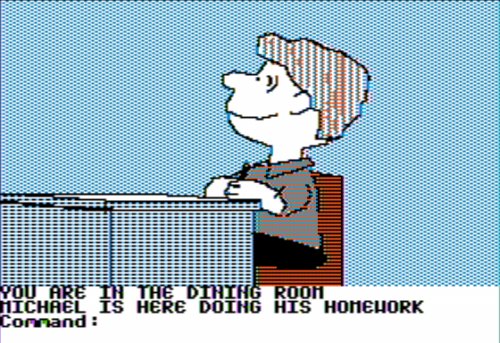 E.T. Comes Back (Apple II) screenshot: Brother Michael