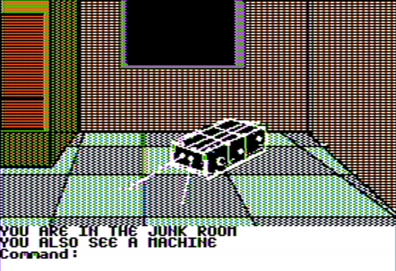 E.T. Comes Back (Apple II) screenshot: Found the Communication Device