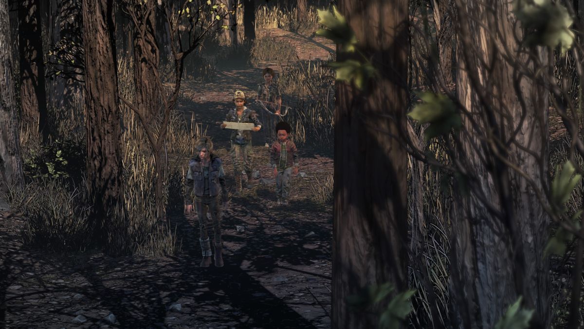 The Walking Dead: The Final Season (PlayStation 4) screenshot: Episode 3: Heading to rescue our friends