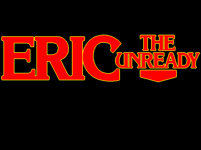 Eric the Unready (DOS) screenshot: Title screen
