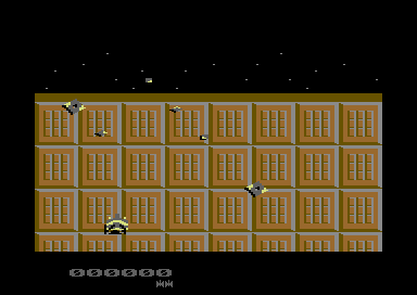 Master Blaster (Commodore 64) screenshot: Emerging from your prison
