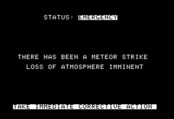 Forbidden Quest (Apple II) screenshot: The Status of my Ship