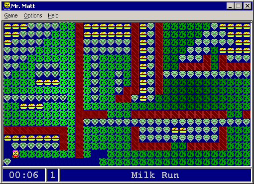 Mr. Matt (Windows) screenshot: The start of a game