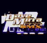 Dave Mirra Freestyle BMX (Game Boy Color) screenshot: Title Screen