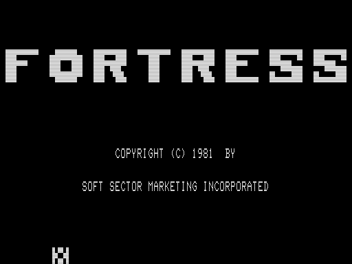 Screenshot of Fortress (TRS-80, 1981) - MobyGames