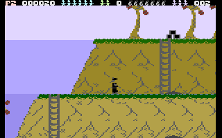 Sextett (Commodore 16, Plus/4) screenshot: Alien Invasion: Grenades to collect