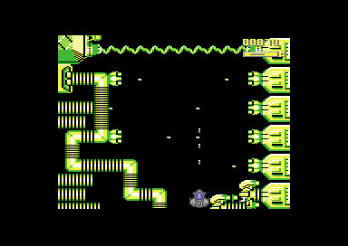 Sidewinder II (Commodore 64) screenshot: Level 5