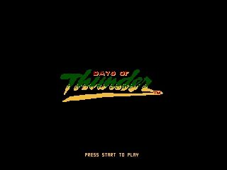 Days of Thunder (NES) screenshot: Title Screen 3