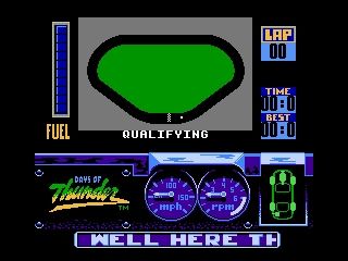 Days of Thunder (NES) screenshot: Showing Daytona's circuit