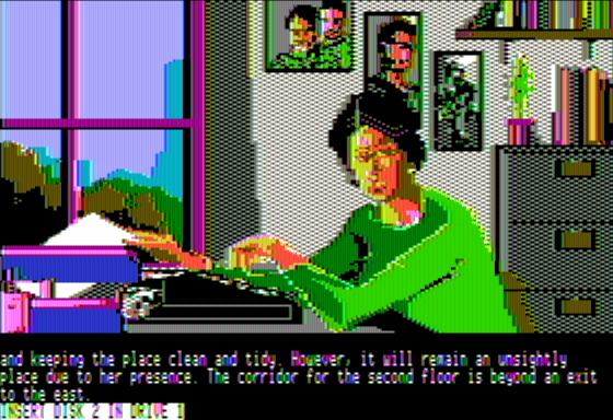 Corruption (Apple II) screenshot: Margaret
