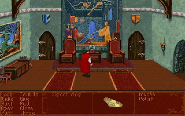 Dragonsphere (DOS) screenshot: Throne room