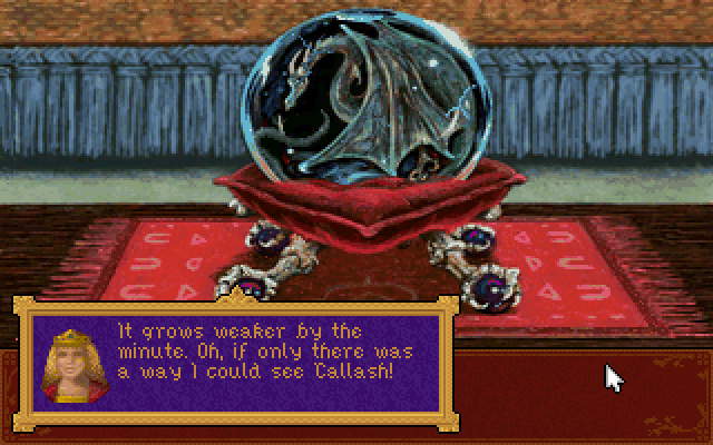 Dragonsphere (DOS) screenshot: The DragonSphere