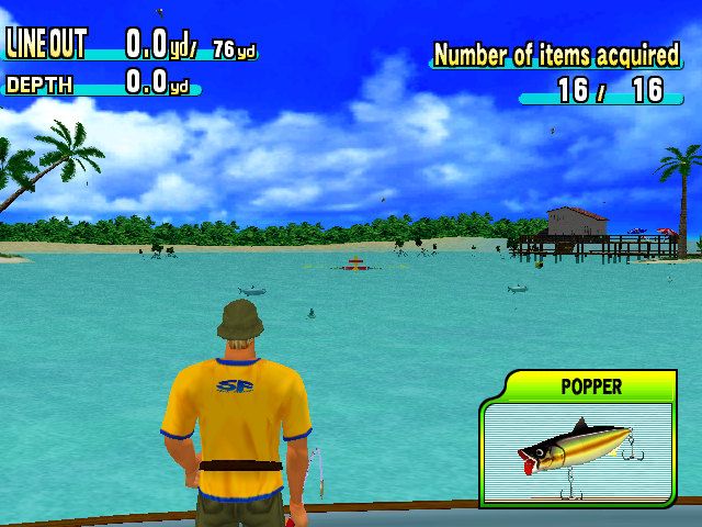 SEGA Marine Fishing (Dreamcast) screenshot: The second stage