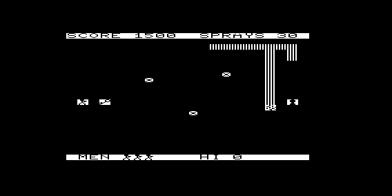 Mosquito (VIC-20) screenshot: A Dark Level